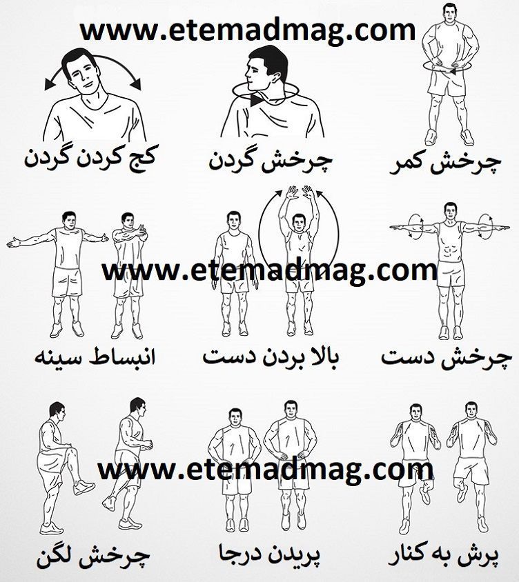 گرم کردن کلاسیک بدن